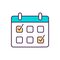 agenda-rgb-color-icon-vector